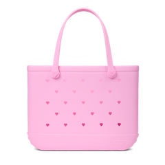 Original Bogg Bag Cut Out Heart Pink Taffy