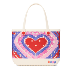 Original Bogg Bag Dye-licious Heart Buoy Red