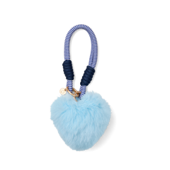 Bogg'd & Charmed Blue Heart Pouf