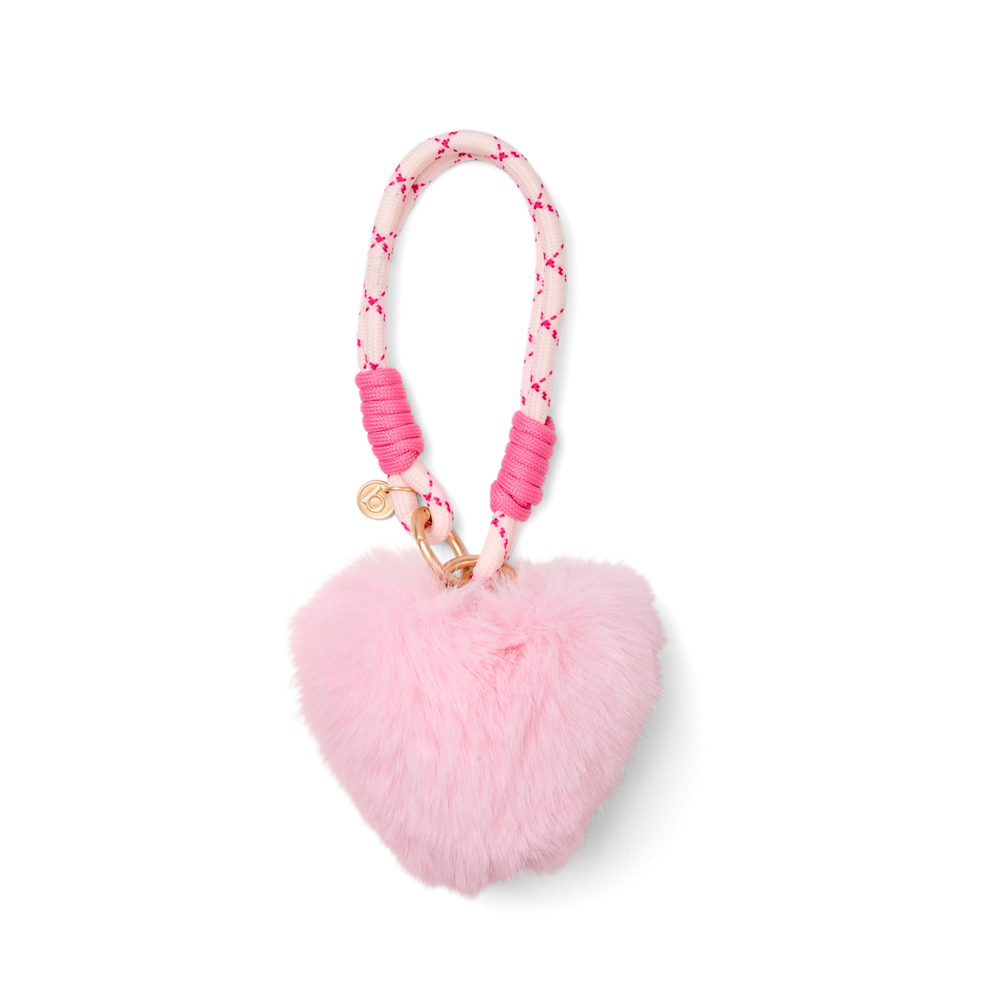 Bogg'd & Charmed Pink Heart Pouf