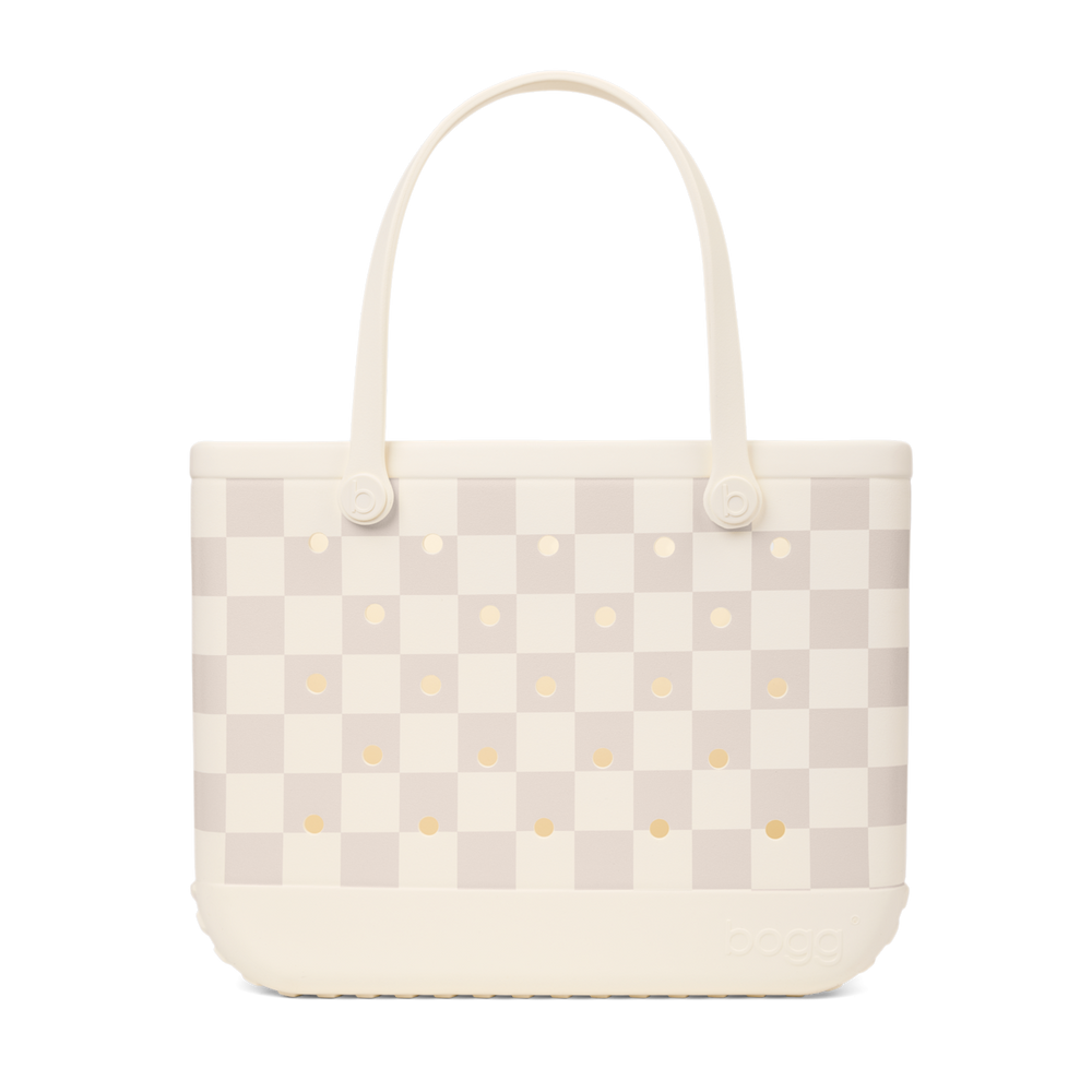 Original Bogg Bag Checkered Coconut/Mushroom