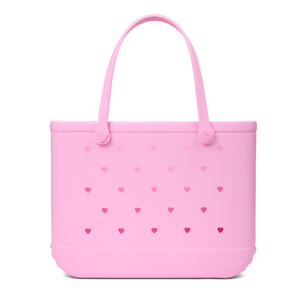 Original Bogg Bag Cut Out Heart Pink Taffy