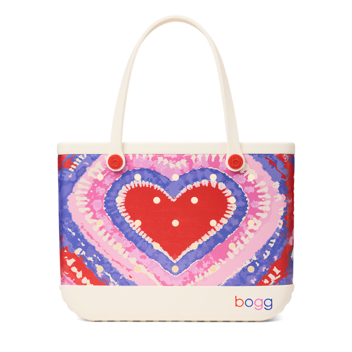 Original Bogg Bag Dye-licious Heart Buoy Red
