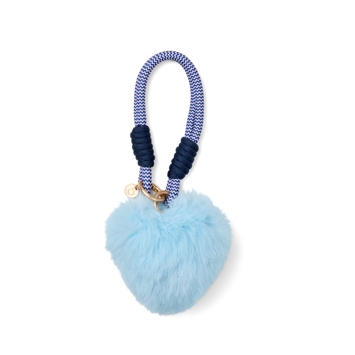 Bogg'd & Charmed Blue Heart Pouf
