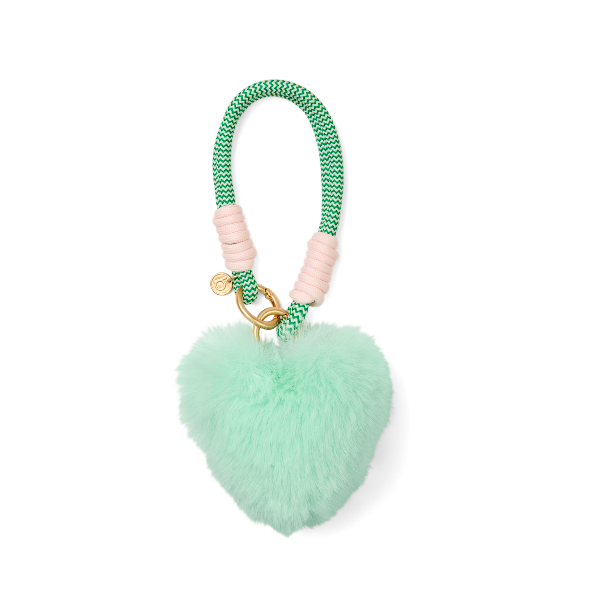 Bogg'd & Charmed Green Heart Pouf