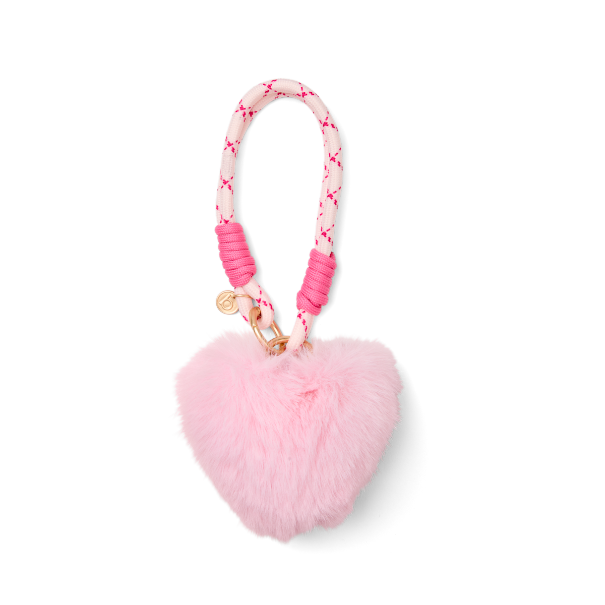 Bogg'd & Charmed Pink Heart Pouf