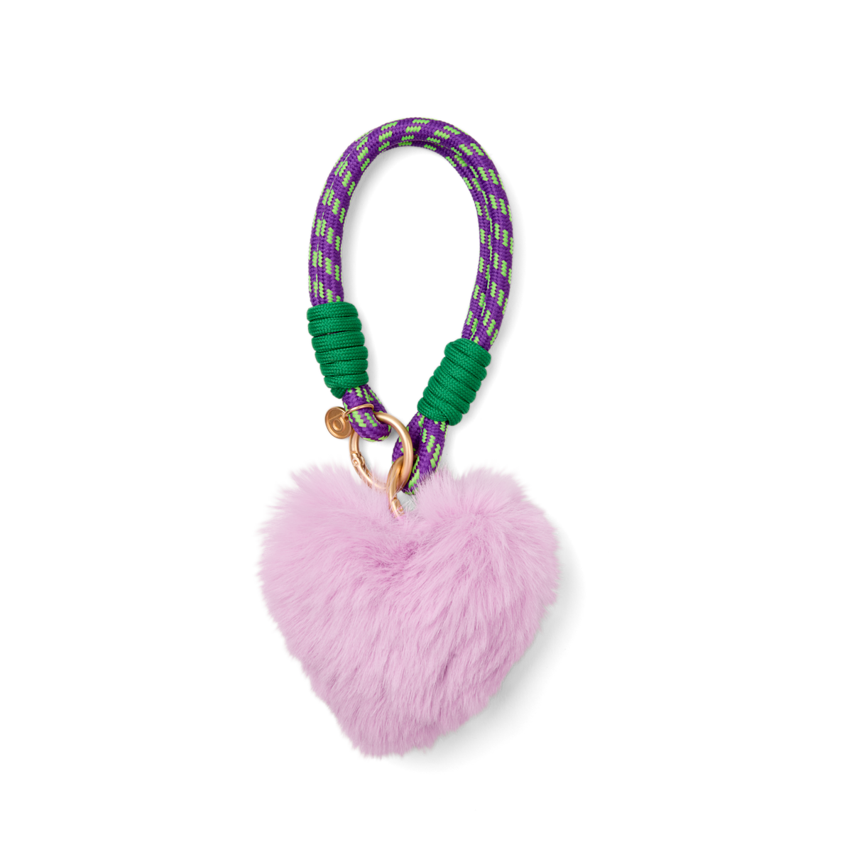 Bogg'd & Charmed Purple Heart Pouf