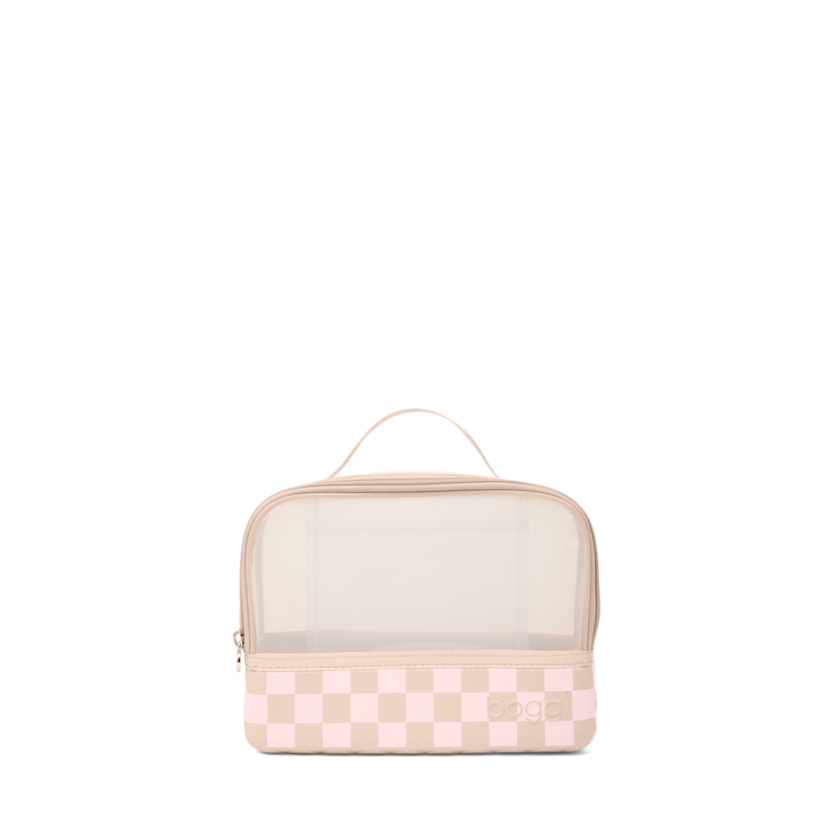 Boggs N' Ends Checkered Linen/ Pink Marshmallow
