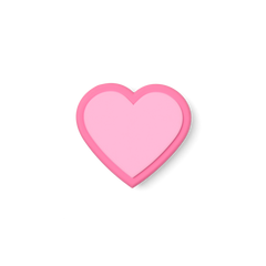 Bogg Bit Pink Heart