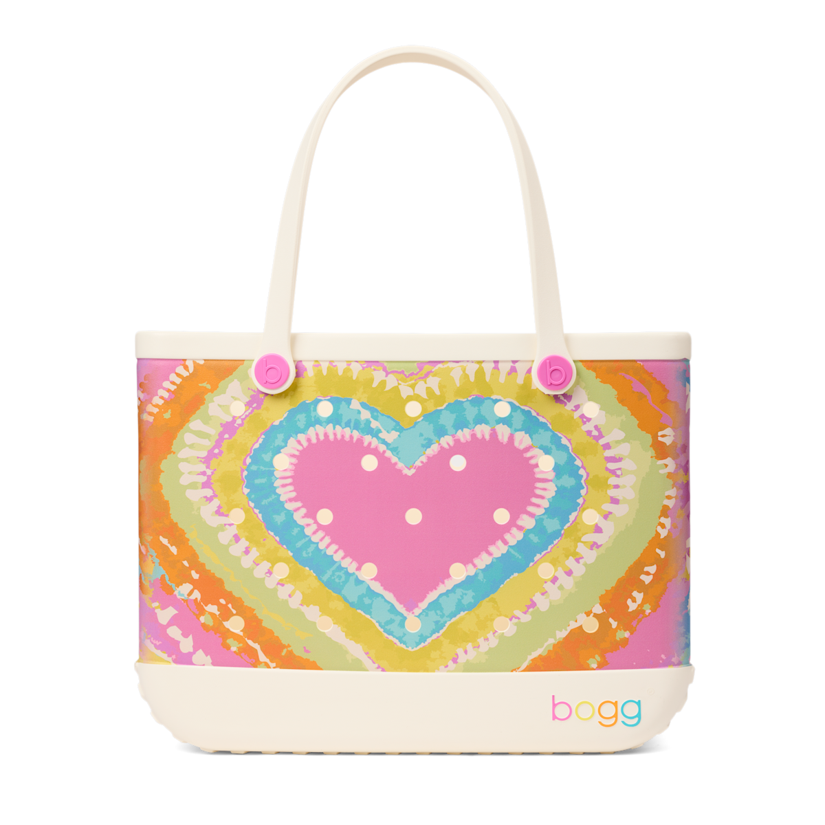 Original Bogg Bag Dye-licious Heart Pink Taffy