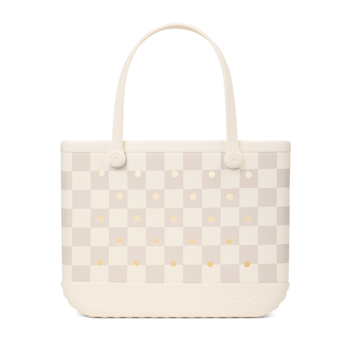 Original Bogg Bag Checkered Coconut/Mushroom
