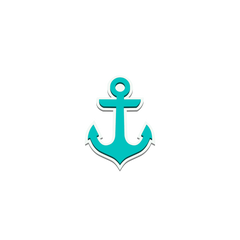 Bogg Bit Turquoise Anchor